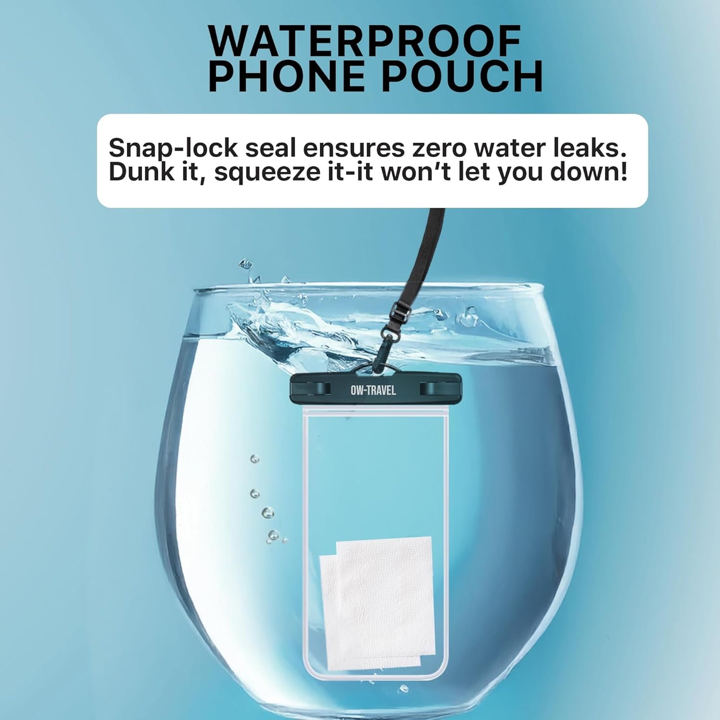 Clear Waterproof Mobile Phone Case Waterproof Underwater Mobile Phone Case
