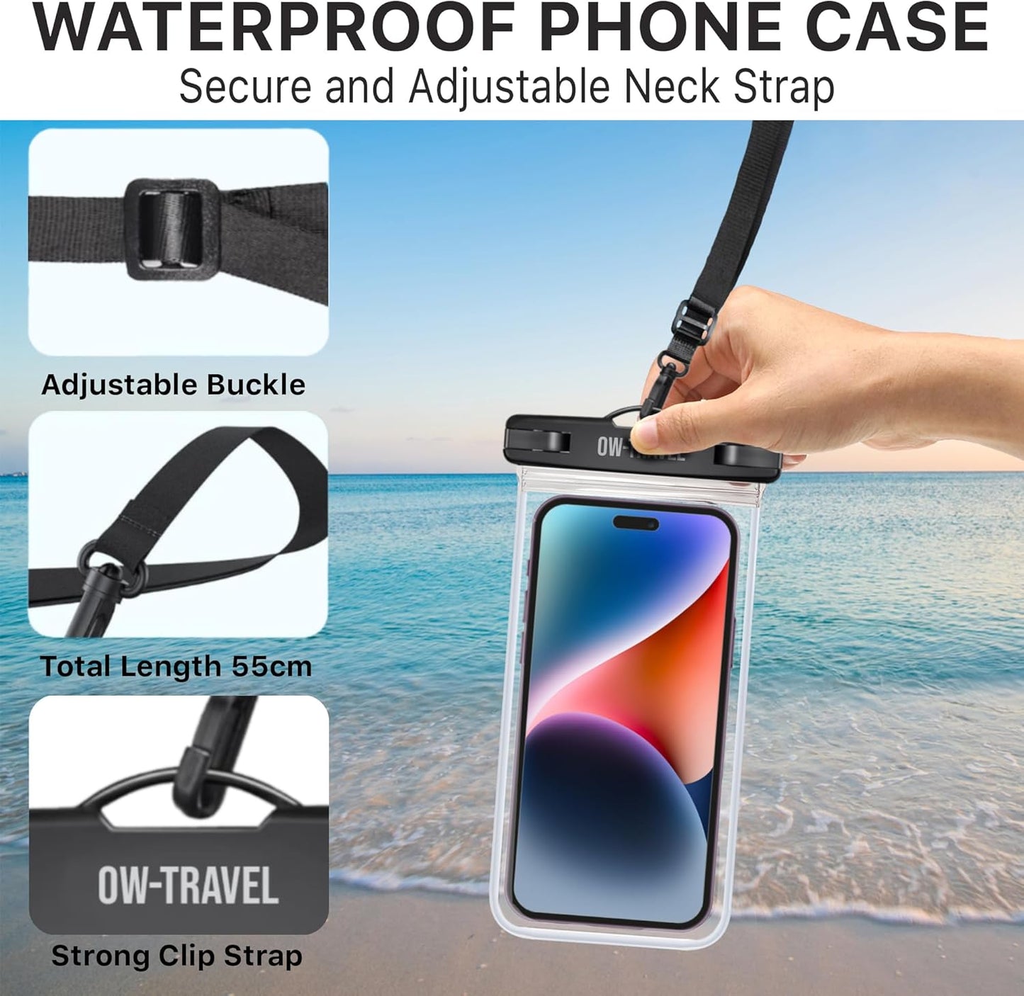Clear Waterproof Mobile Phone Case Waterproof Underwater Mobile Phone Case