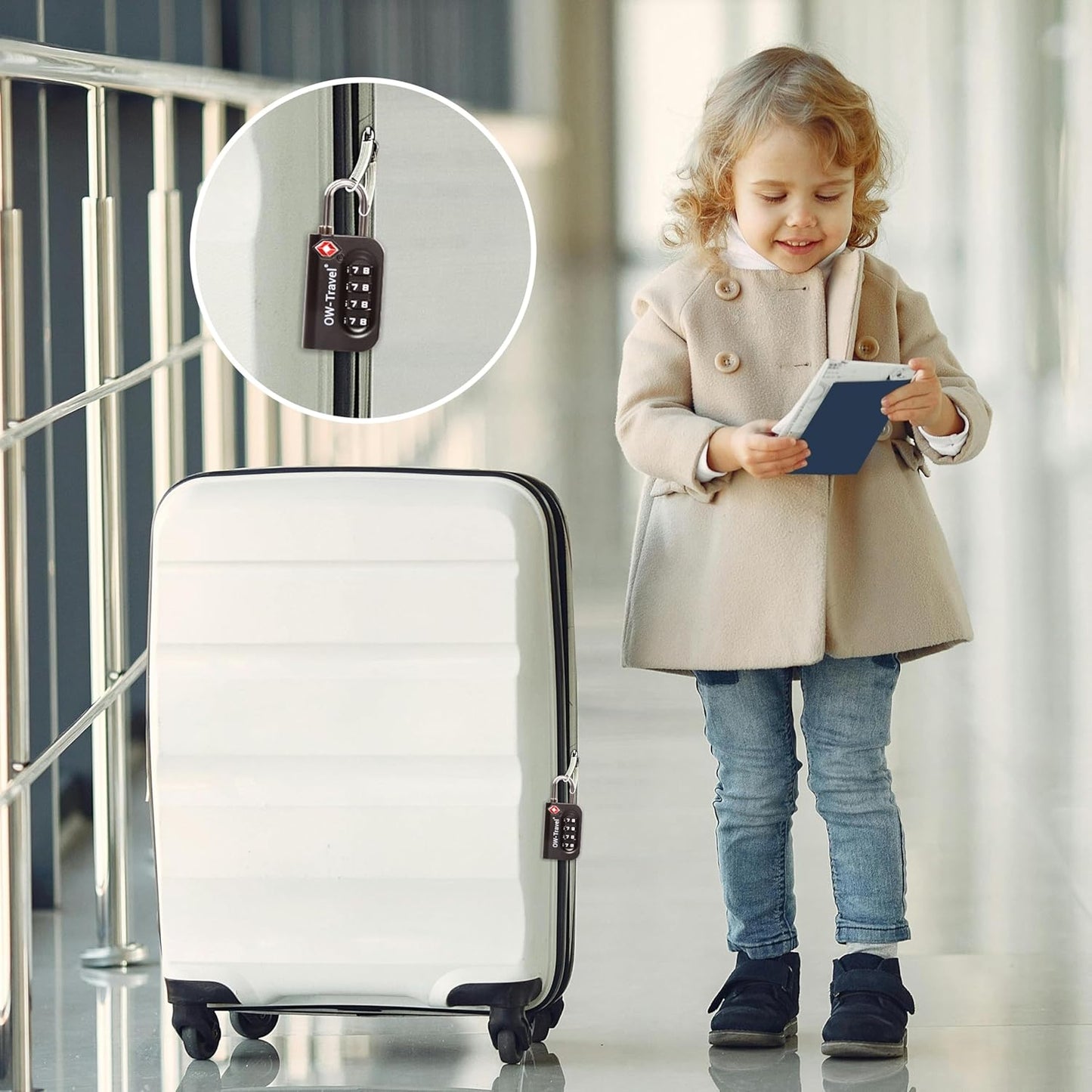 TSID Travel Essentials Bundle. TSA Luggage Locks, Packing Cubes & Free RFID Sleeves