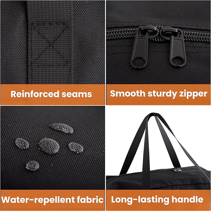 Black Ryanair Cabin Bags 40x20x25 Underseat Travel Bag (20L)