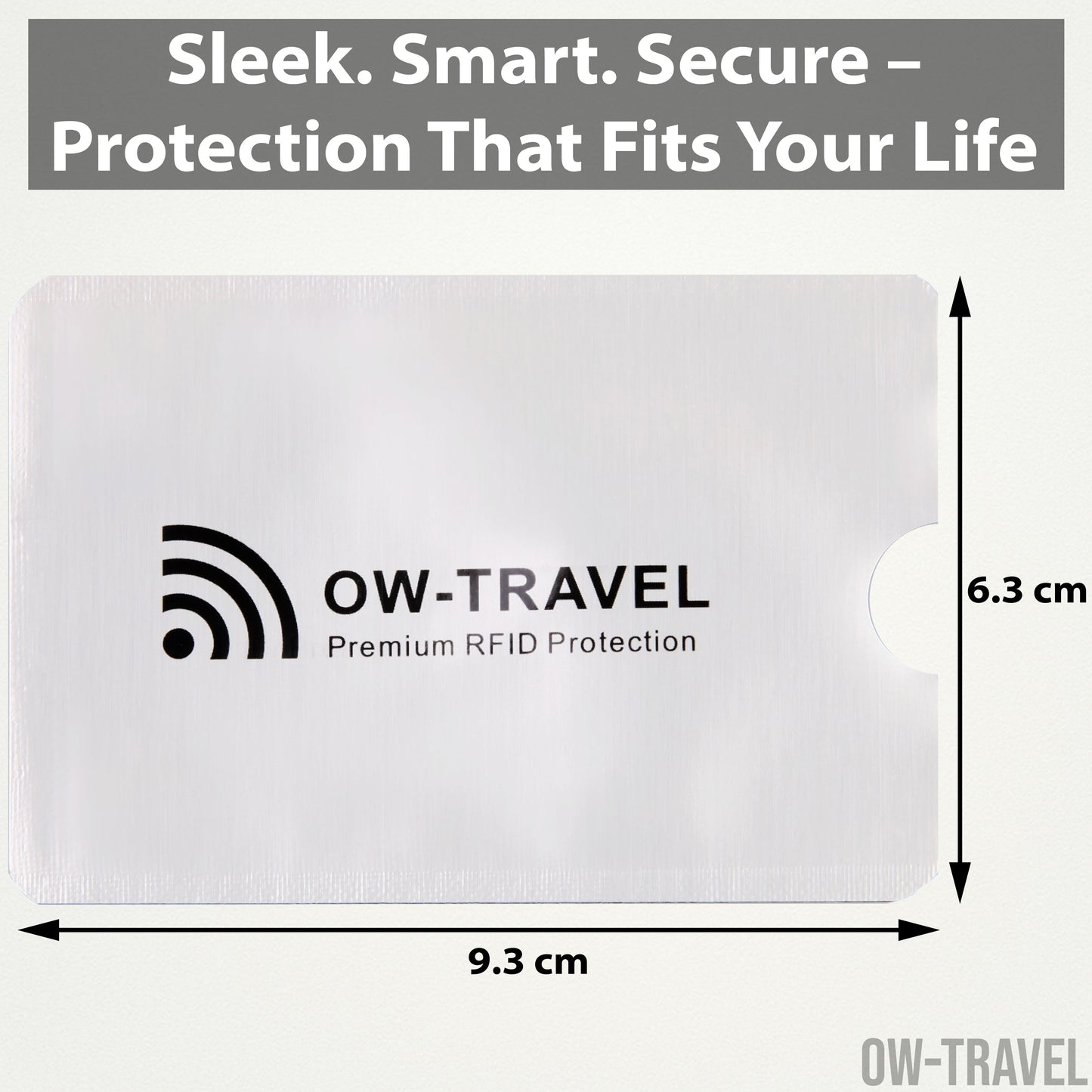 RFID blocking contactless bank credit card security protector sleeves