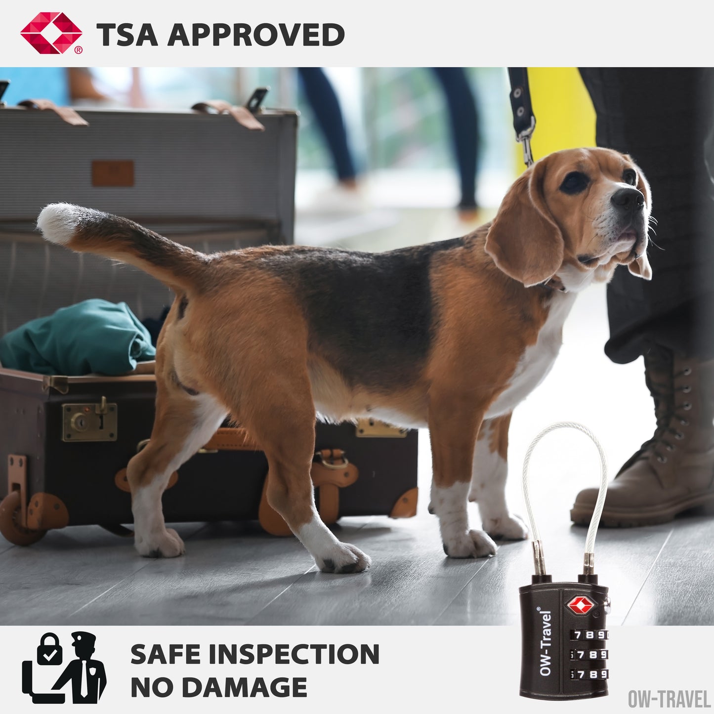 TSA luggage locks. Black cable padlocks for suitcases gym lockers bags