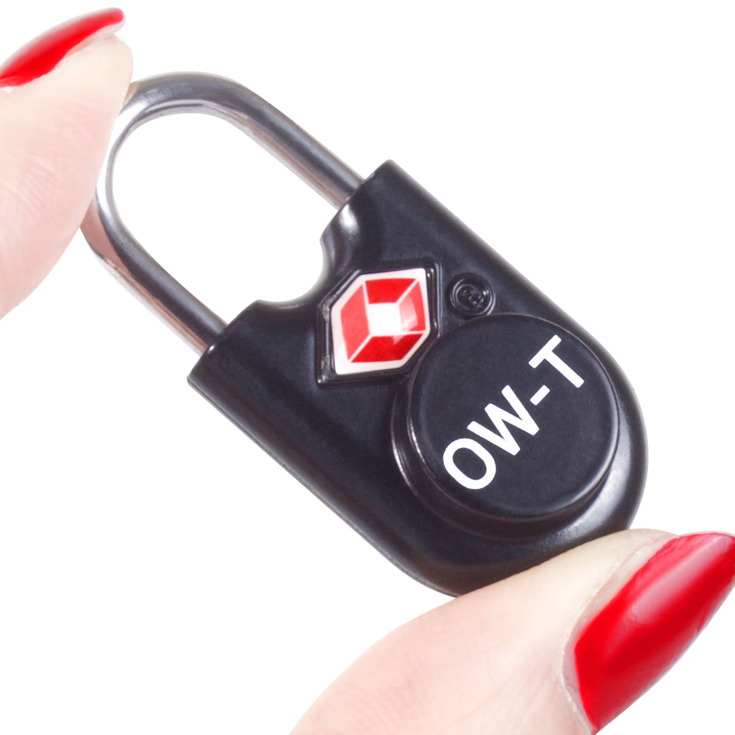 TSA luggage locks. Small black key travel padlocks for suitcases bags lockers