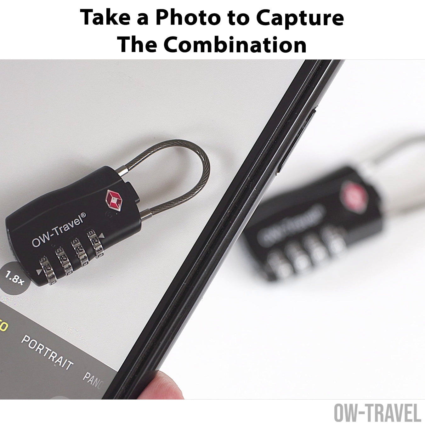 TSA luggage locks. Black cable padlocks for suitcases gym lockers bags