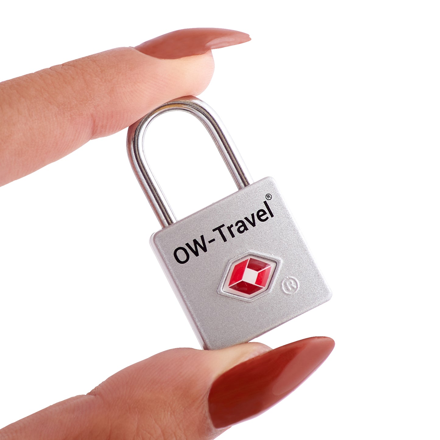 TSA luggage locks. Mini silver key travel padlocks for suitcases bags