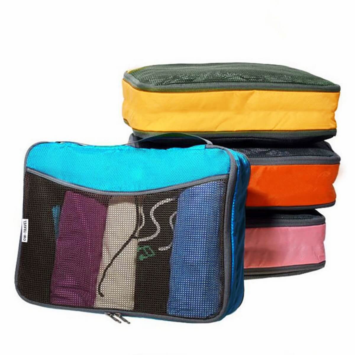 ✅ Space-Saving Go Anywhere Packing Cubes for Suitcases - Lightweight Storage Organisers for all types of Luggage - One-Wear