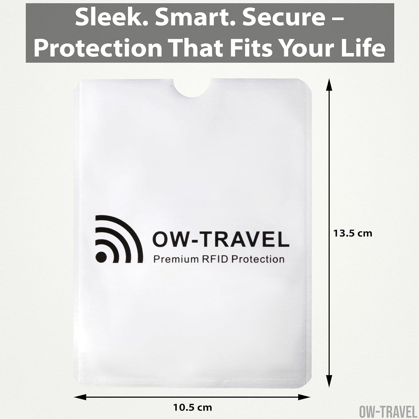 RFID blocking passport protector sleeves. Contactless fraud protection