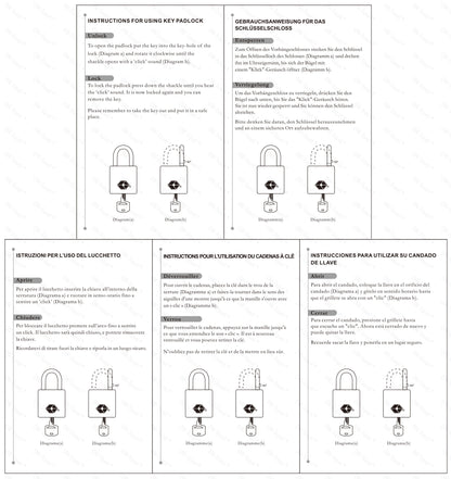 TSA luggage locks. Mini orange key travel padlocks for suitcases bags