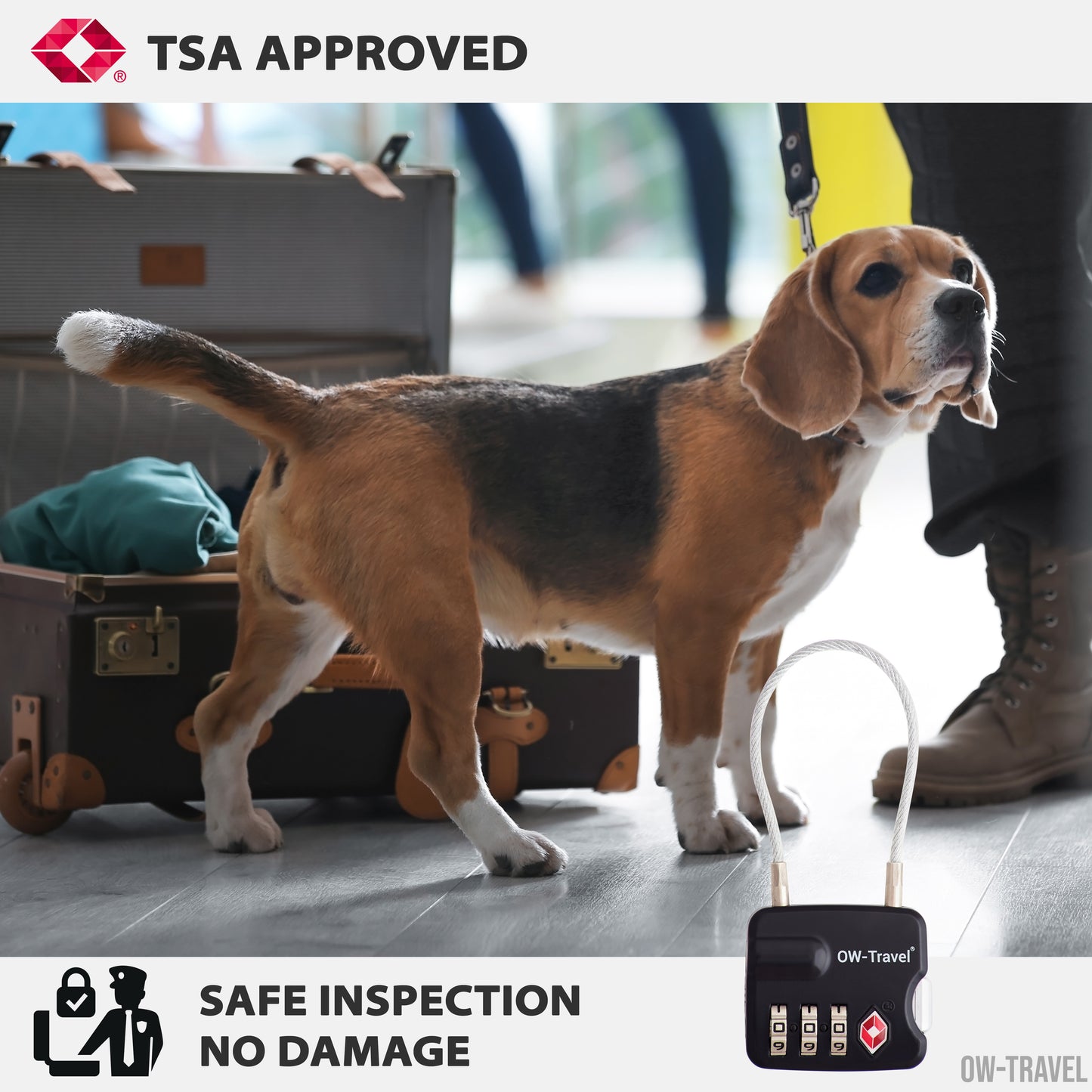 TSA luggage locks. Black cable padlocks for suitcases gym lockers bags
