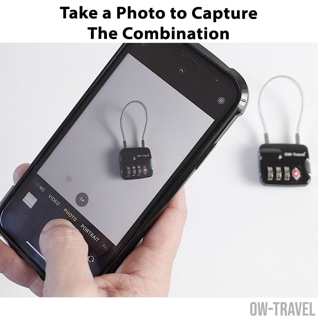 TSA luggage locks. Black cable padlocks for suitcases gym lockers bags