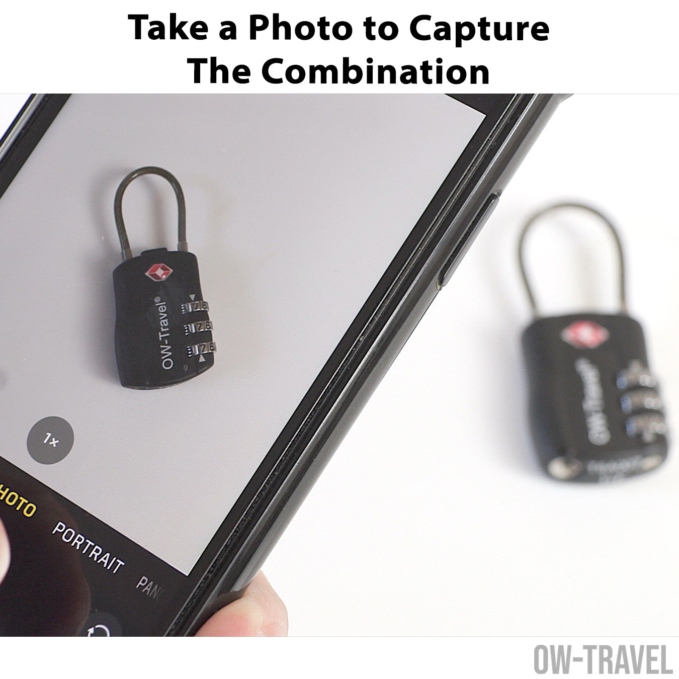TSA luggage locks. Black cable padlocks for suitcases gym lockers bags