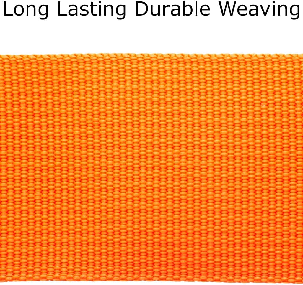Heavy Duty Lockable Luggage Strap Suitcase Belts TSA - with Personalised Name Tag Identifier Address Label (Orange) - One-Wear, OW-Travel