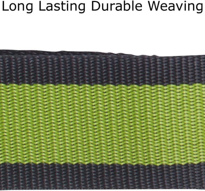 Heavy Duty Lockable Luggage Strap Suitcase Belts TSA - with Personalised Name Tag Identifier Address Label (Grey / Green) - One-Wear, OW-Travel