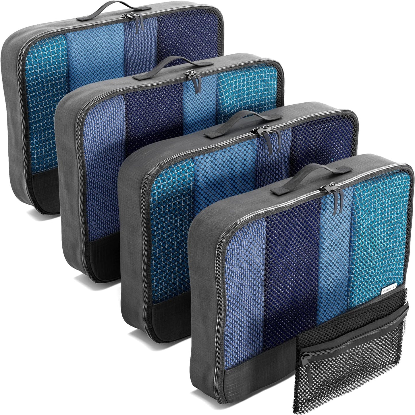 Space-Saving Go Anywhere Packing Cubes for Suitcases - Lightweight Storage Organisers for all types of Luggage - One-Wear, OW-Travel