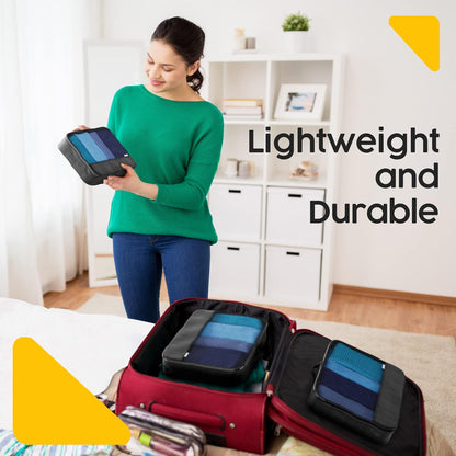 Space-Saving Go Anywhere Packing Cubes for Suitcases - Lightweight Storage Organisers for all types of Luggage - One-Wear, OW-Travel