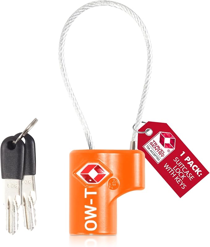 Suitcase lock and key deals