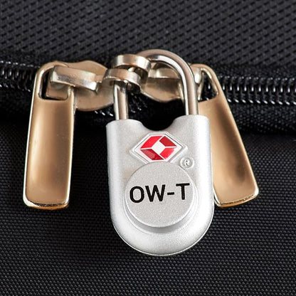 ✅ TSA Key Padlock - Heavy Duty Travel Sentry Approved Lock for Suitcases, Luggage, Gym Lockers and Tool Boxes - One-Wear, OW-Travel