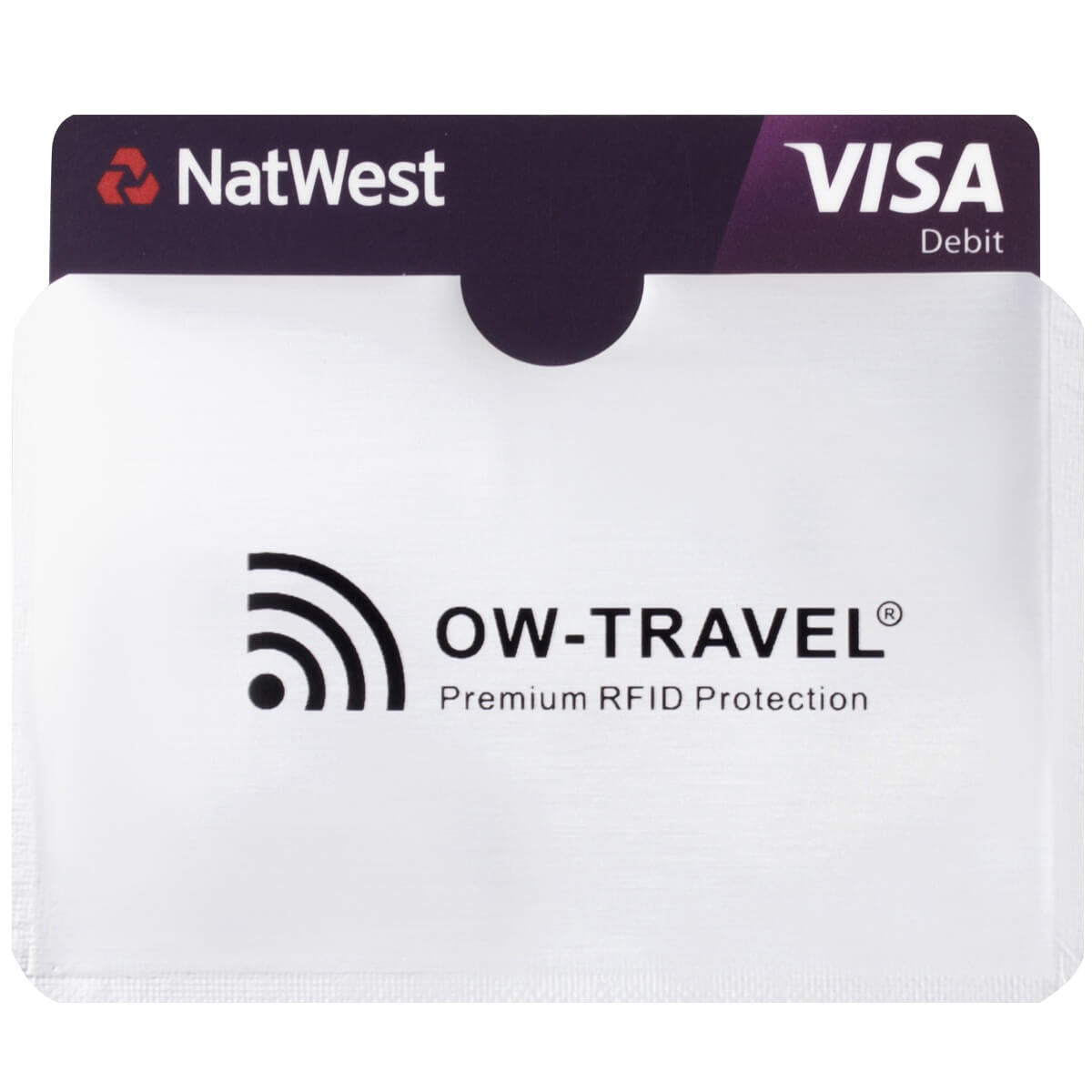 ✅ TÜV APPROVED RFID & NFC Blocking Credit Card Wallet+ Passport Protector Sleeves - Identity Theft Protection for Contactless Cards - One-Wear