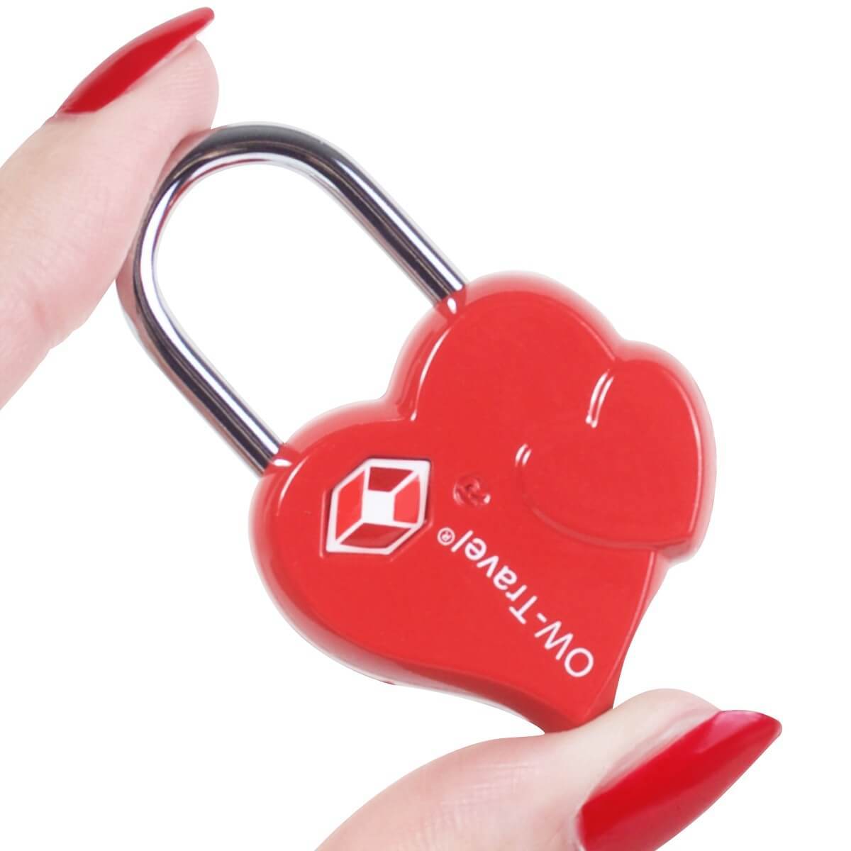 ✅ TSA Key Padlock Heart Shaped - Heavy Duty Lock - Travel Sentry Approved for Suitcases, Luggage, Gym Lockers and Tool Boxes - One-Wear