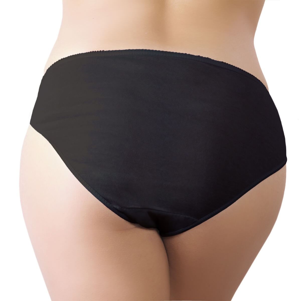 Disposable black cotton knickers pants briefs for hospital maternity